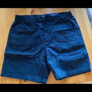 Black cargo shorts